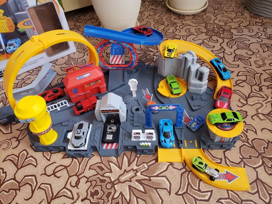 Автотрек паркинг детский Track city series