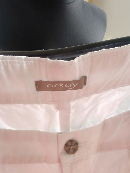 Spodnie jeans Orsay białe L