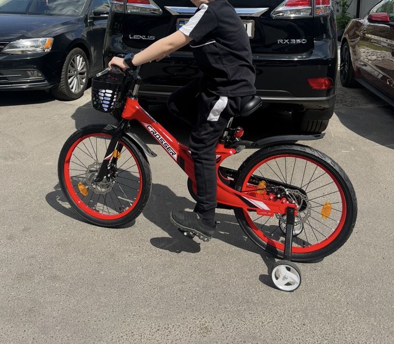 Дитячий велосипед Crosser Hunter 20″ червоний