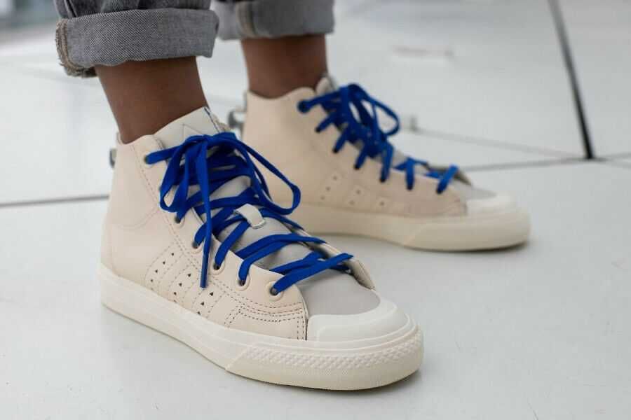 Nowe Buty Adidas PW NIZZA HI Skóra 46 2/3 Męskie Trampki Oryginalne