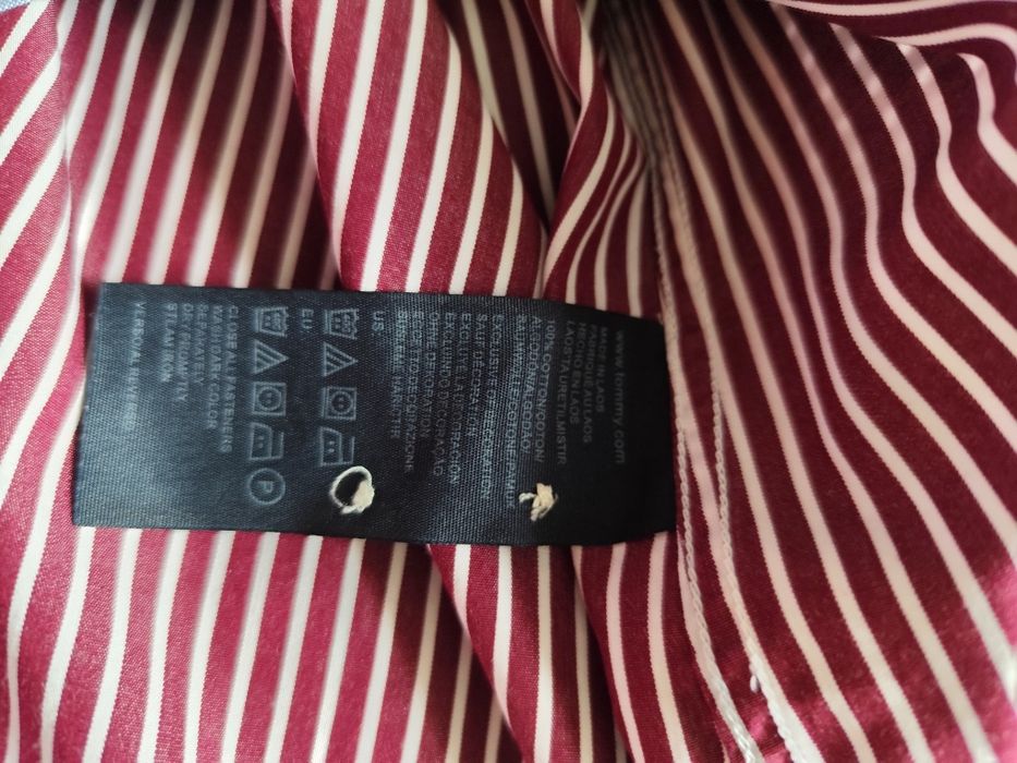 Koszula Tommy Hilfiger męska z długim rękawem rozm.L.