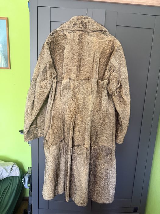 Futro męskie naturalne dwurzędowe