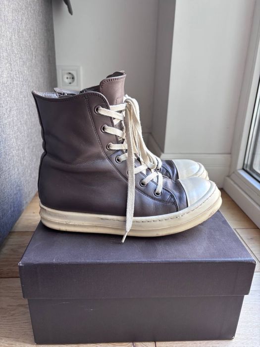 Rick Owens Mainline Ramones High кеды оригинал