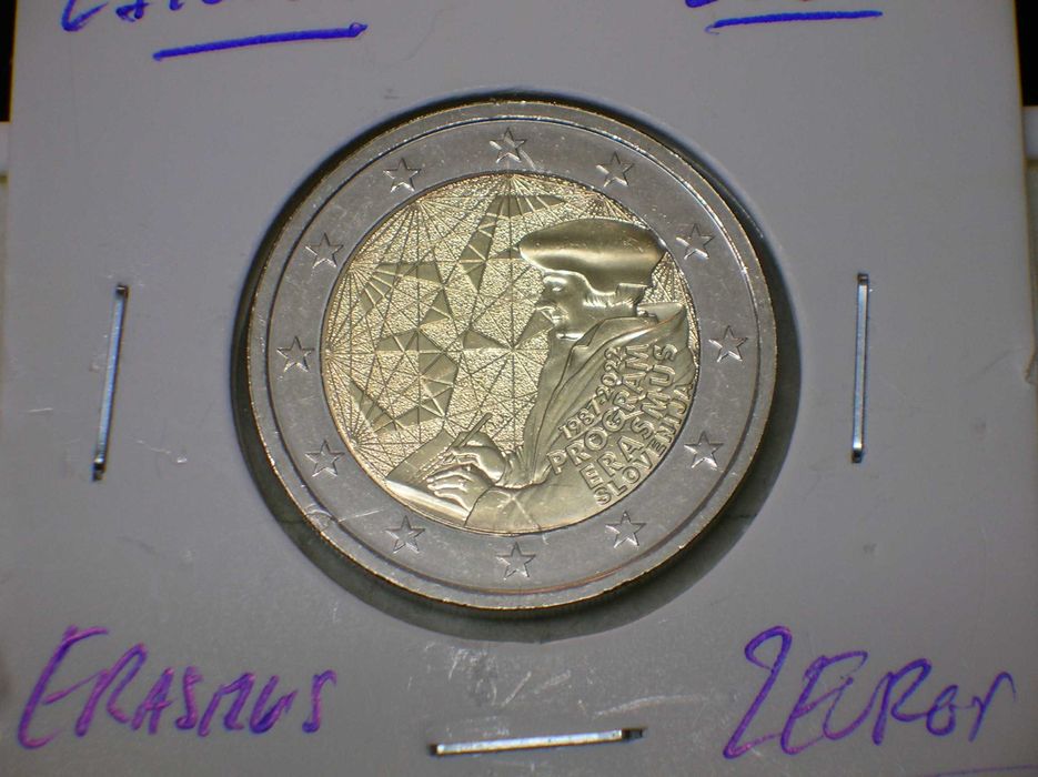 Eslovénia / moeda 2 euros - 2022 / Erasmus