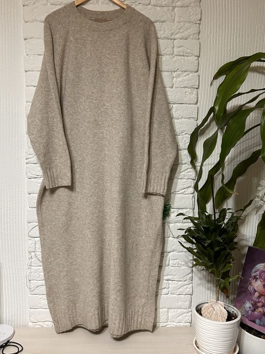 Тепла довга сукня, плаття 50-52 р