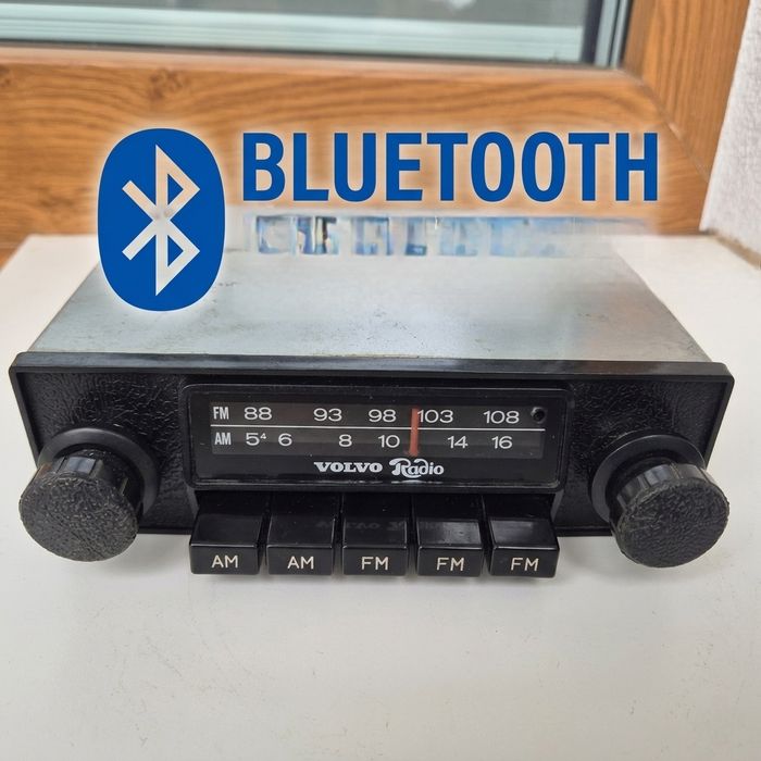 Zabytkowe unikatowe radio VOLVO z wbudowanym modułem Bluetooth mp3