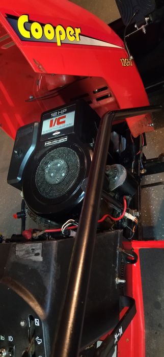 Traktorek kosiarka Cooper +pług śnieżny