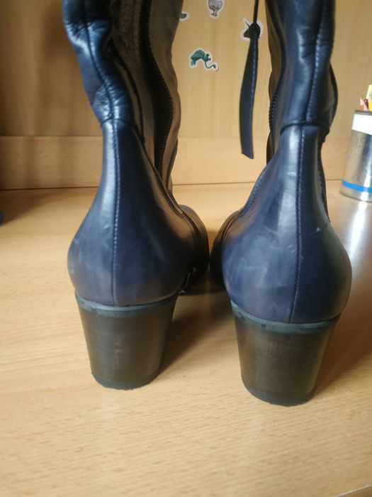 Kozaki skórzane rozmiar 37.