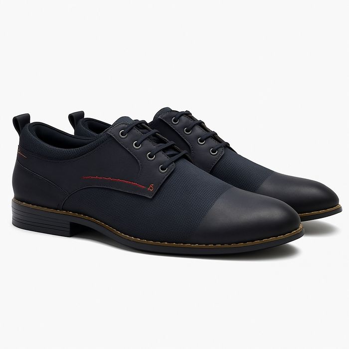 Półbuty pantofle granatowe 45