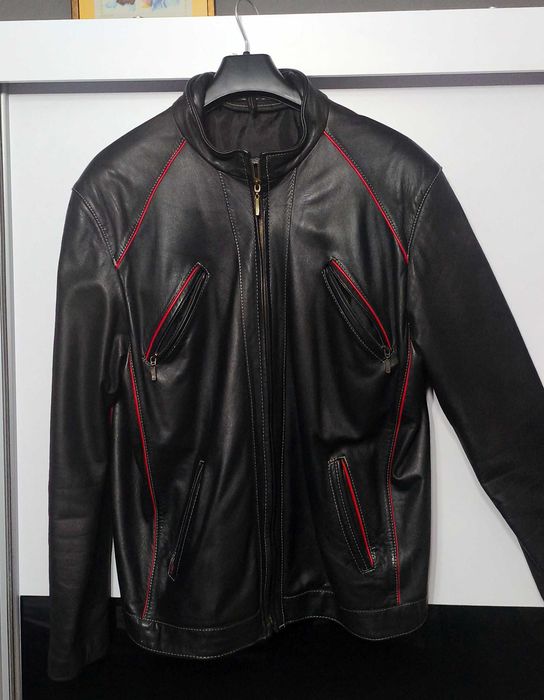 Kórtka męska skórzana prawdziwa skóra !