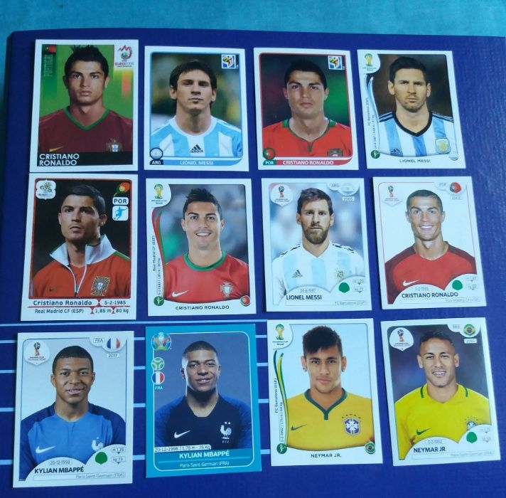 Cromos Raros/Lendas/Rookies