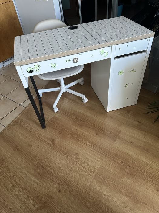 Biurko ikea białe