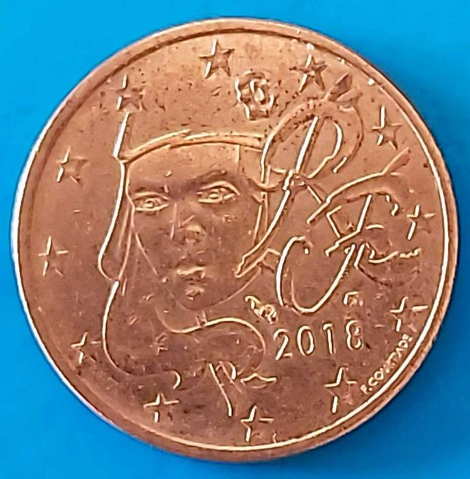 2 Cêntimos de 2018 da França