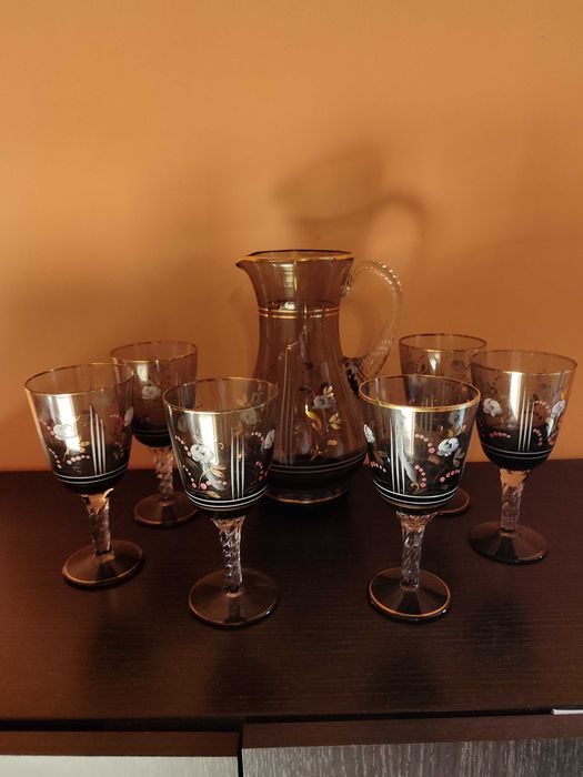 Conjunto de jarro com 6 copos