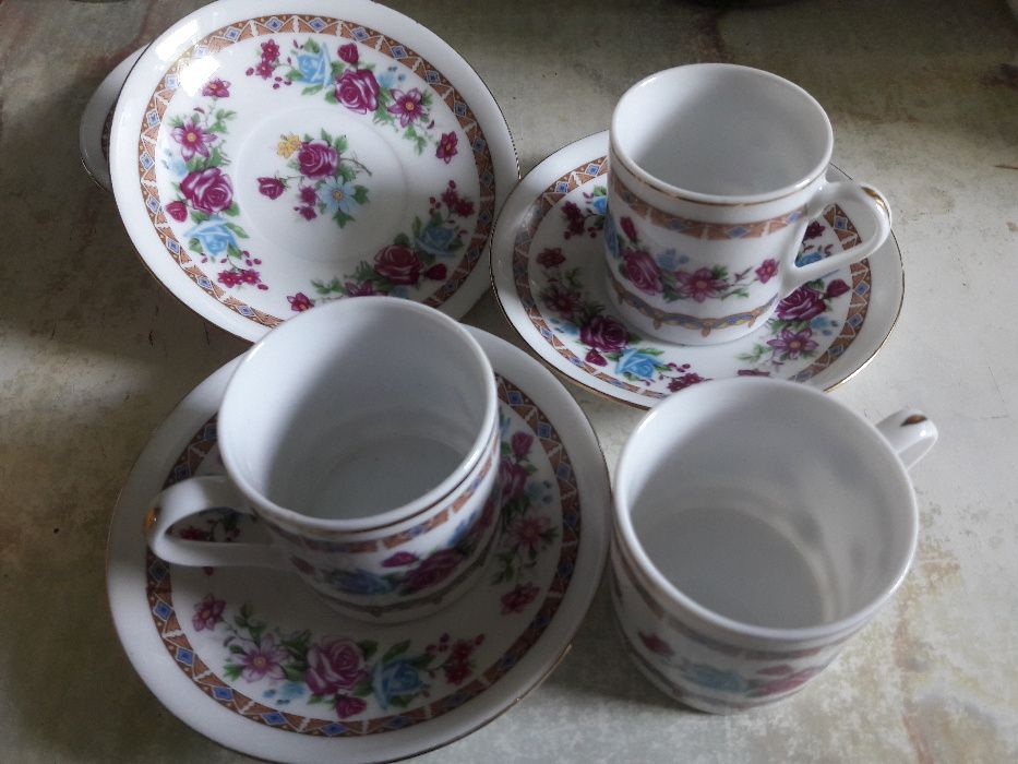 Chińska porcelana deserowa zestaw