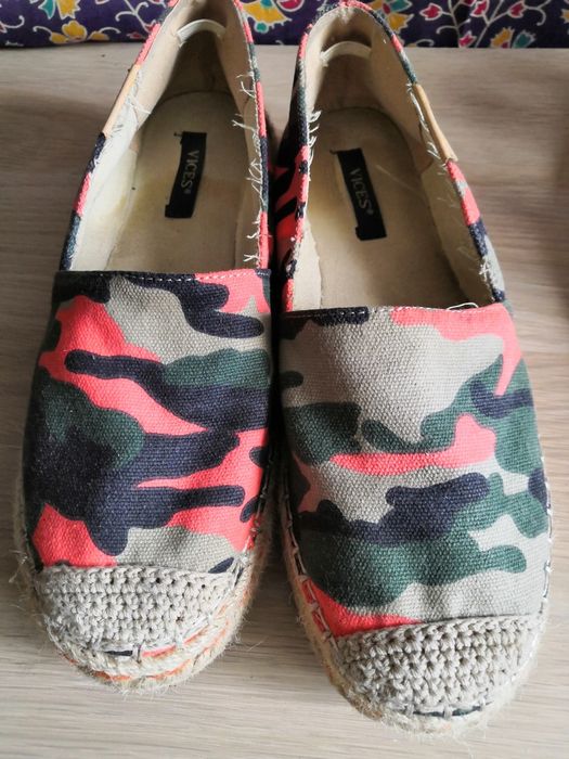 Espadryle moro letnie buty na koturnie