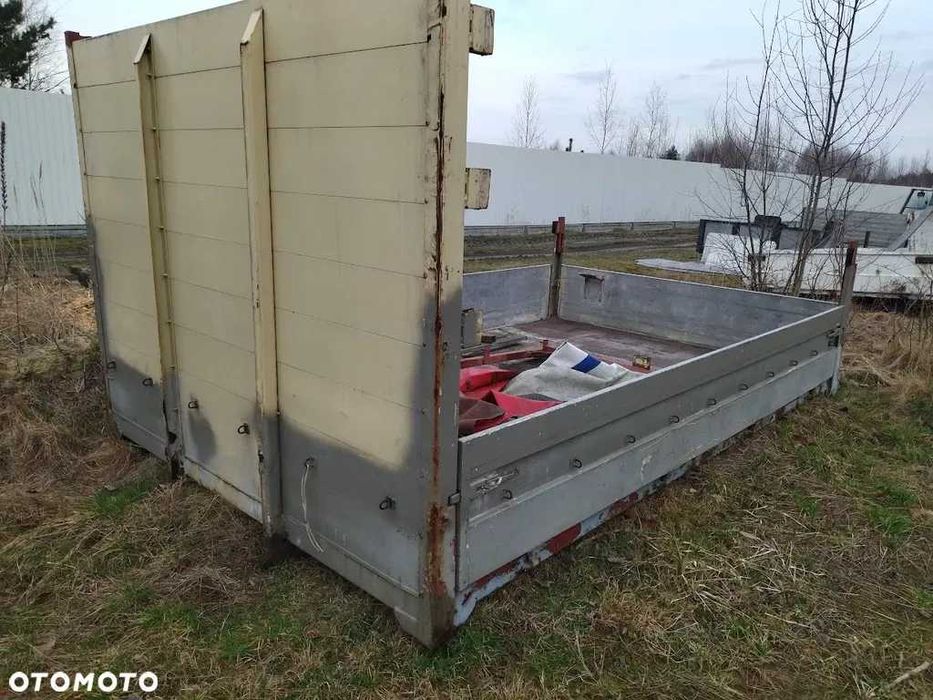 Paka platforma burty alu 4.1x2.5x0.5m man mercedes iveco renault