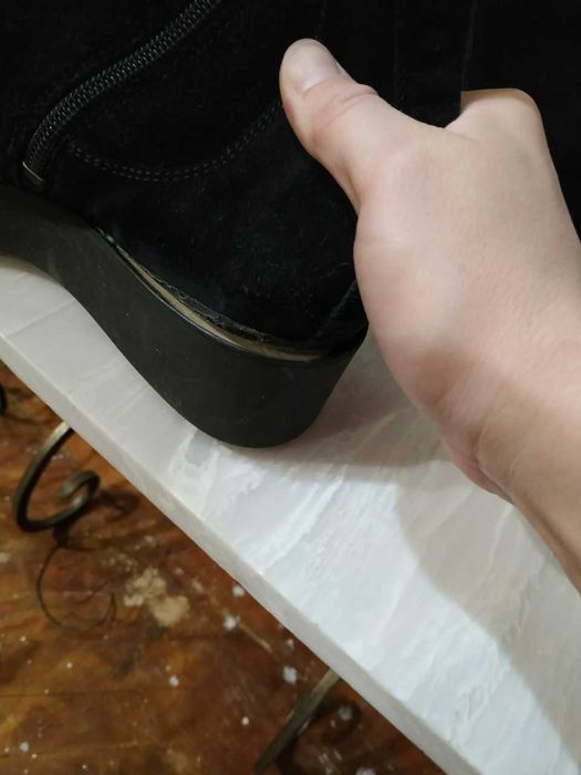 Ботинки замша натуральная демисезон