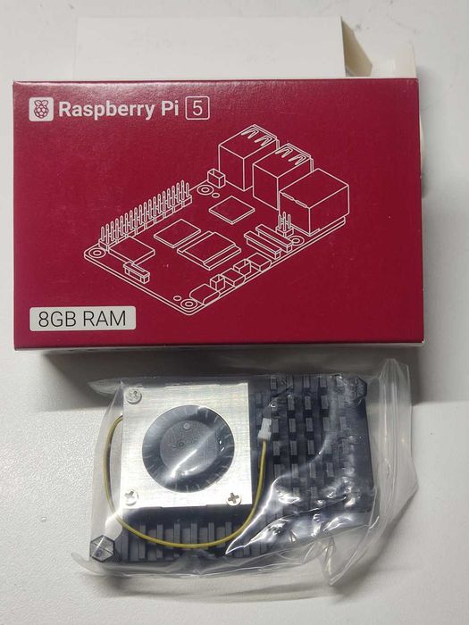 Raspberry Pi 5 8GB RAM + radiator z wentylatorem Piotrków Trybunalski ...