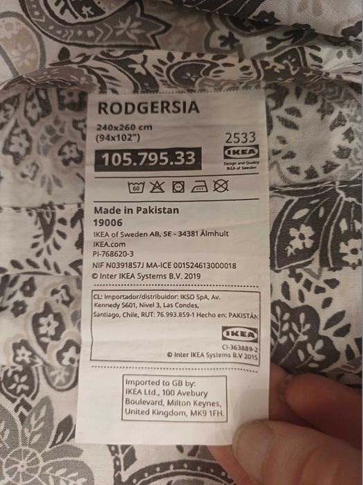 Conjunto Lençóis Rodgersia do Ikea