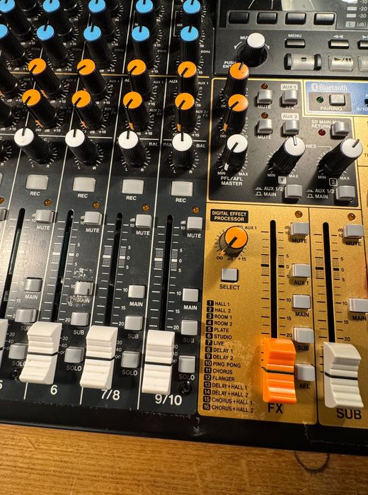 TASCAM Model 12 Multitrack Recorder / Mixer / USB Interface 2020 - Present - Black with Wood Cheeks