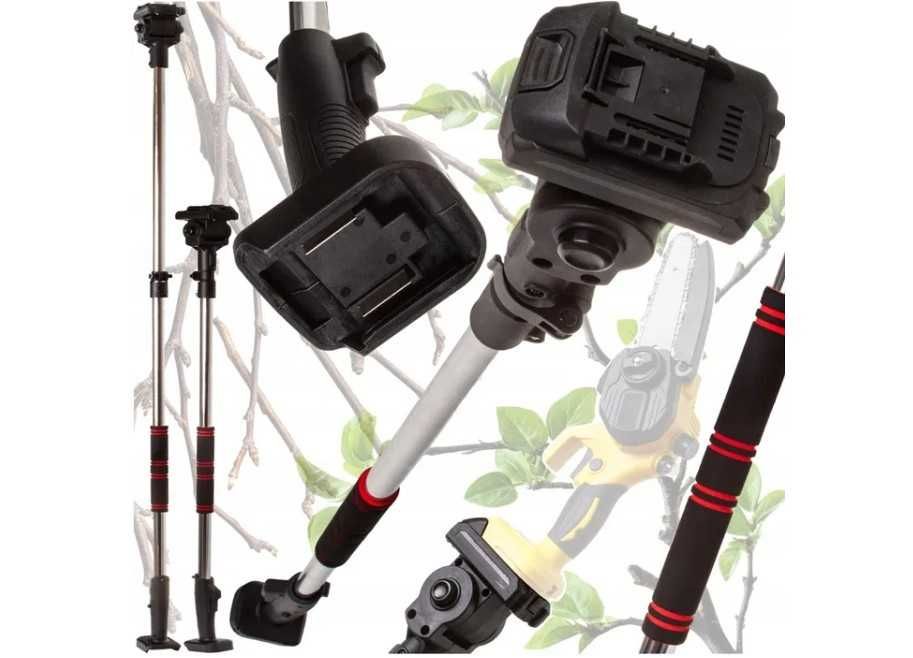 WYSIĘGNIK PIŁY przedłużka PILARKI gałęziówki AKU regulacja 140-210cm