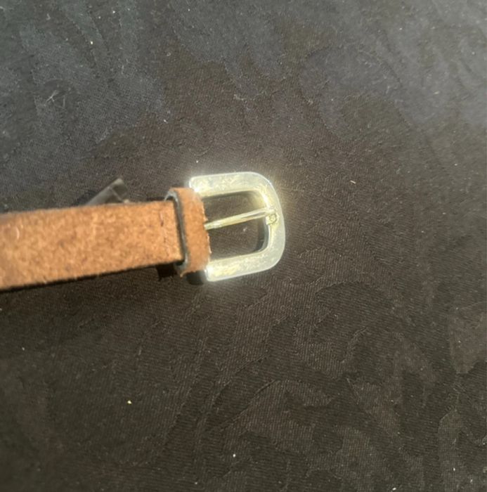 Cinto castanho dobrável