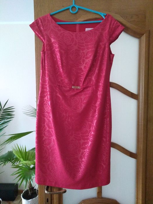 Sukienka malinowa r. L