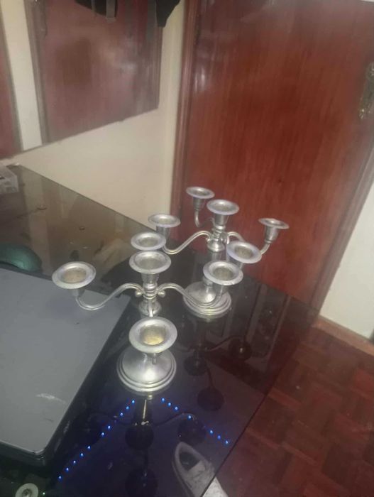 Castiçal de velas antigo