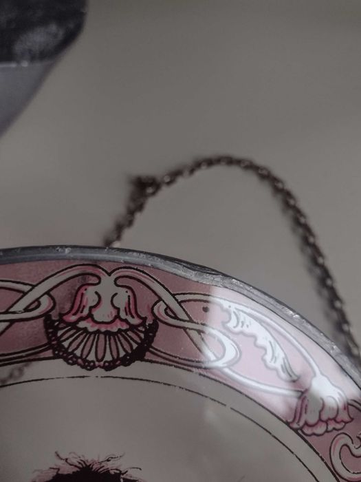 Sygnowany witraż -Sarah Kay