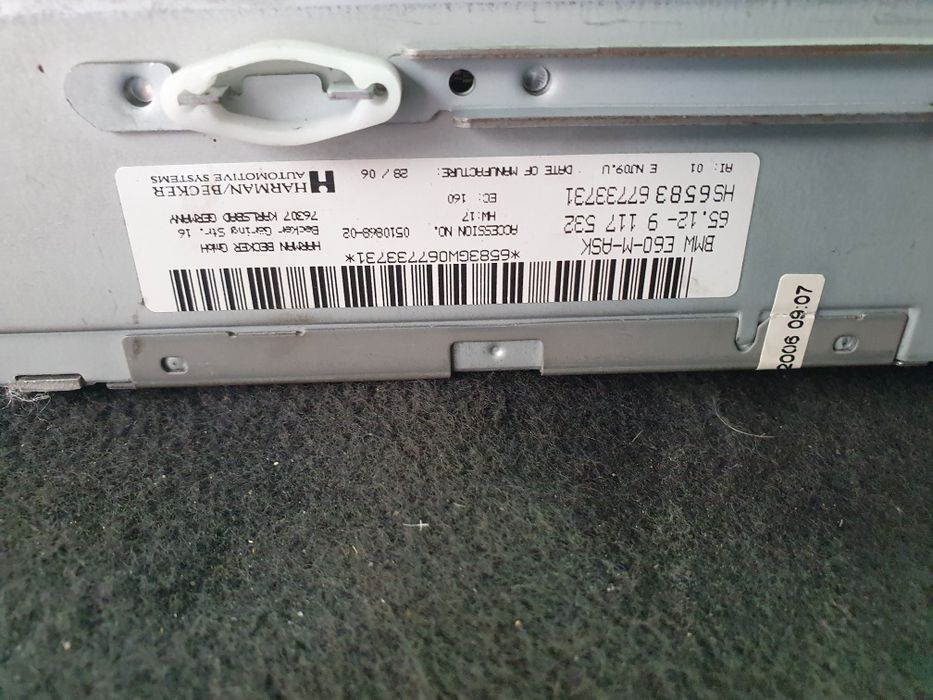 Rádio BMW E60/E61 etc