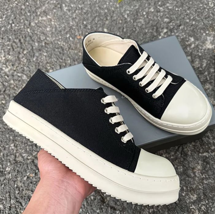 Rick Owens DRKSHDW Ramones Low,Рик овенс рамоны,с загнутым задником