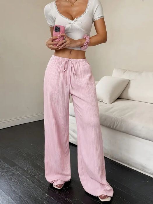 Жіночі літні штани (ніжно рожеві)