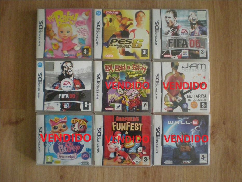 Nintendo DS - 33 jogos - todos com caixa