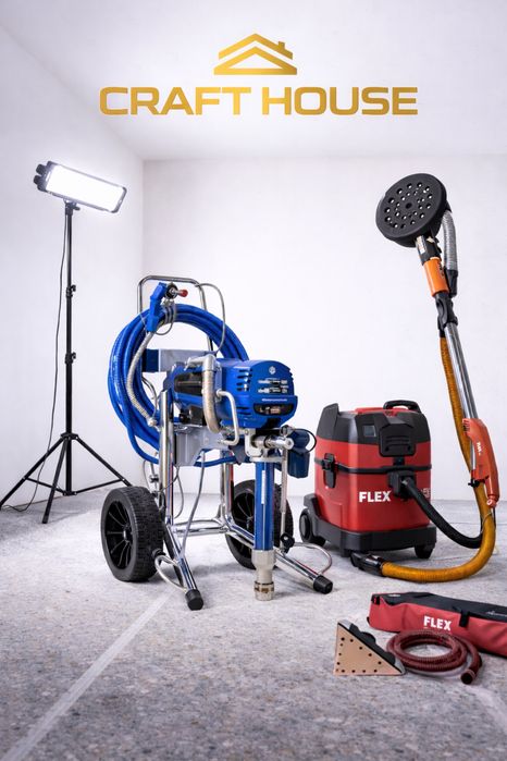 Gladź maszynowa Q1-Q4•Malowanie natryskowe/ Szpachlowanie  / Hale