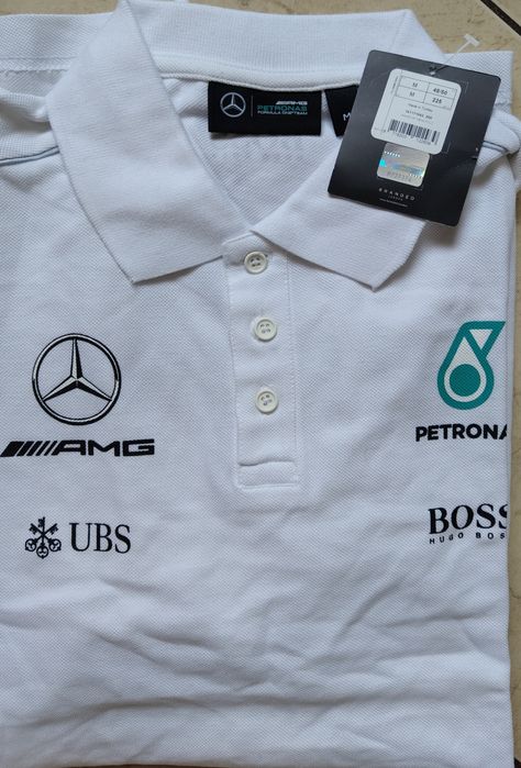 Petronas M Mercedes nowa koszulka męska polo