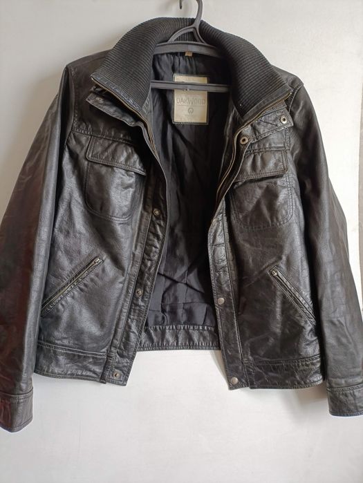 Мужская кожаная куртка Oakwood.