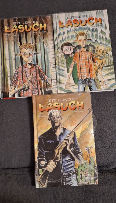 Łasuch Lemire komik 3 tomy