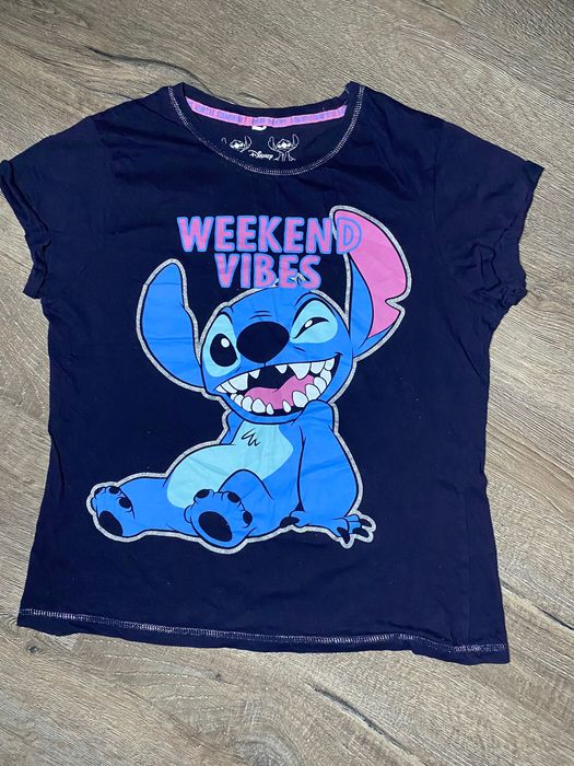 Стіч жіноча піжама M комплект футболка штани для дому