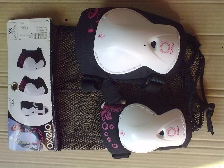 patins em linha oxelo 34-36 + 2 proteccoes