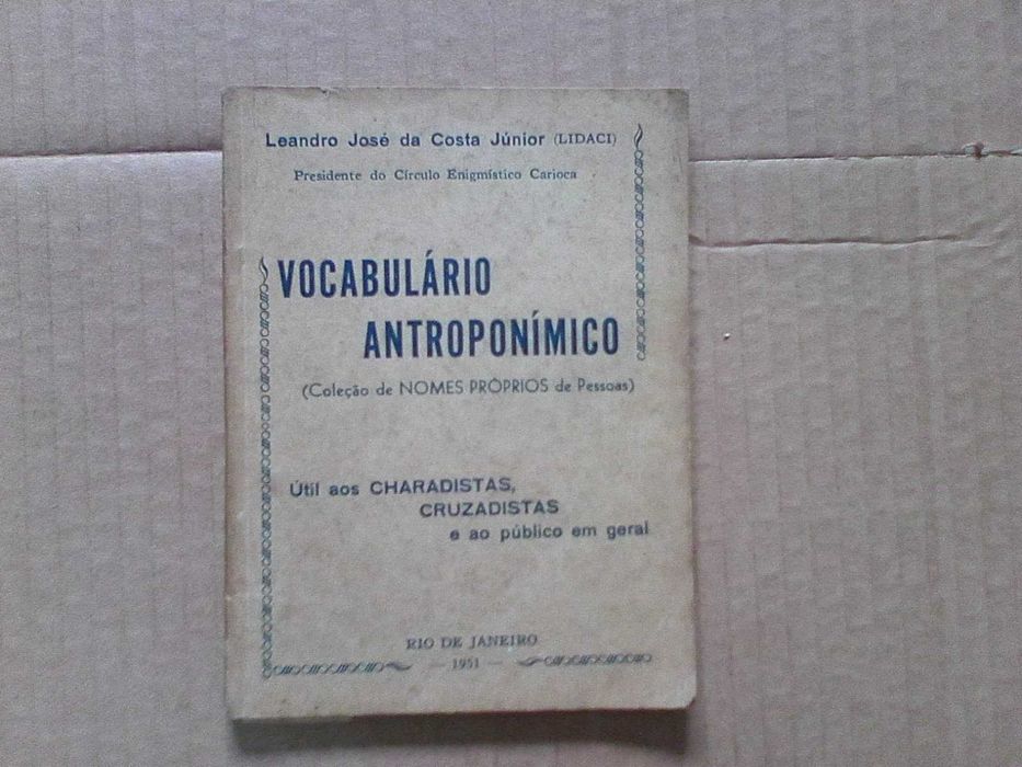 Vocabulário Antroponímico