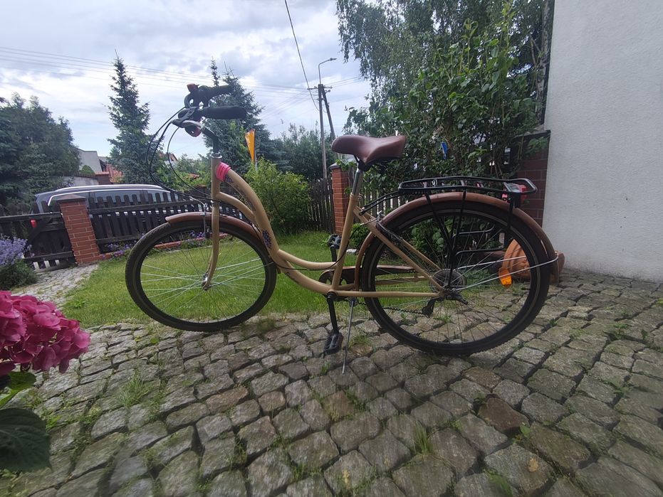 Porządny rower miejski ,wygodne siodełko