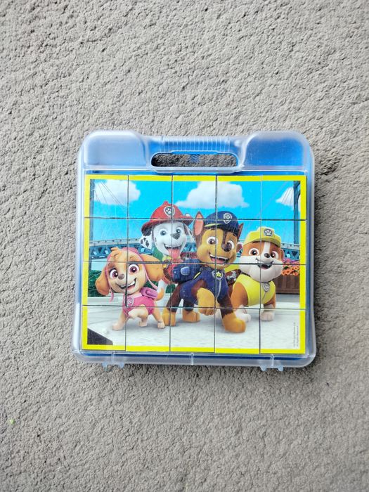 Klocki, puzzle Psi Patrol w walizce