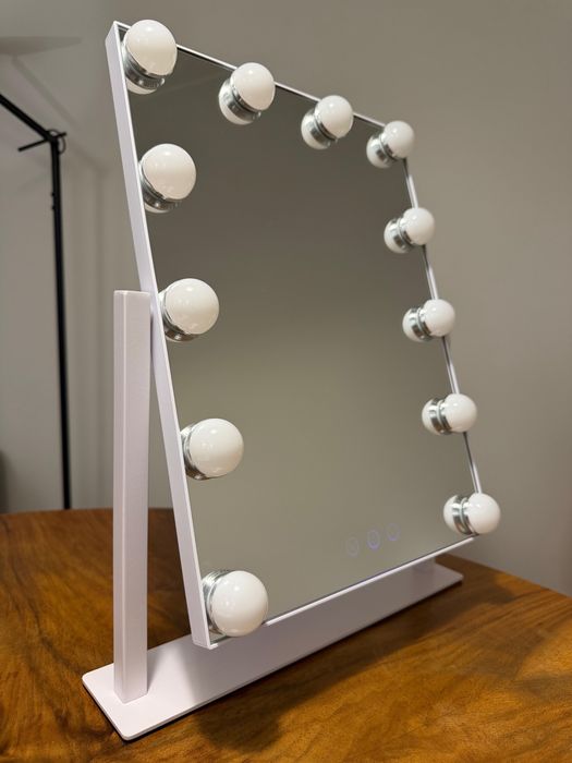 Lustro Hollywood LED – 12 Żarówek | Makijażowy Hit | NOWE toaletka