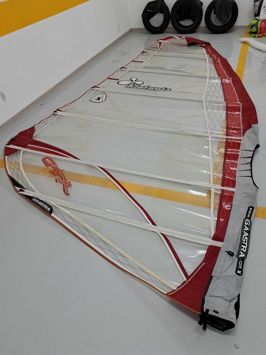 Windsurf prancha Exocet 73 vela Gaastra 8.0, Freerace kit completo