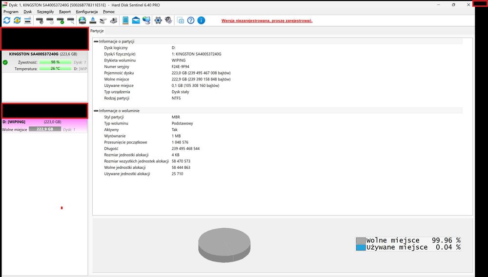 Laptop Asus n580v, 2x4GB RAM Samsung, 240GB SSD Kingston