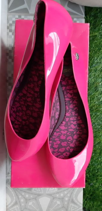 Baleriny mel by melissa mel pop bow pink rozm 37