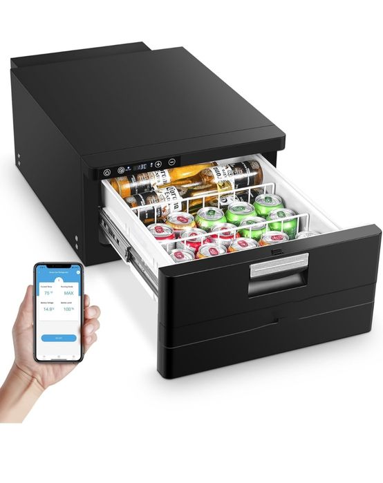 Aaobosi D31 lodówka turystyczna szuflada.