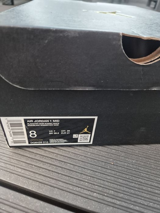 Buty Nike Jordan 1 Mid, rozm.41