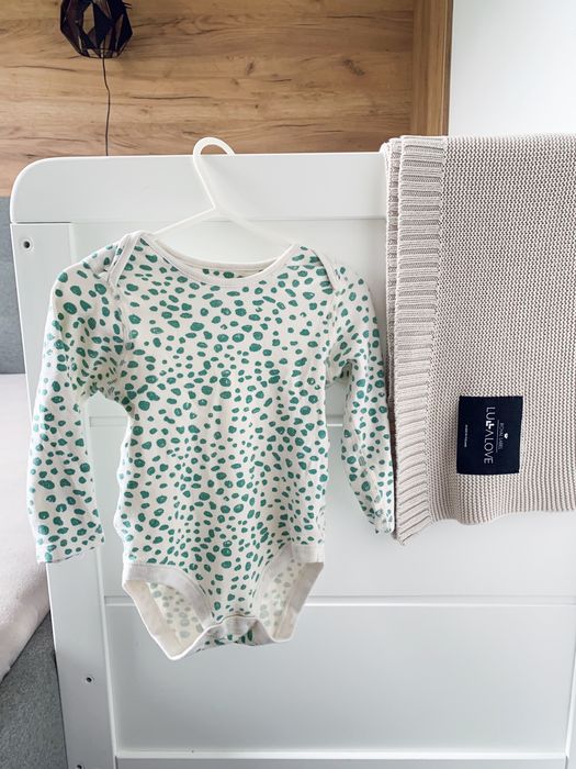 Marks & Spencer body dla dziewczyni kropki baby girl 18-24m